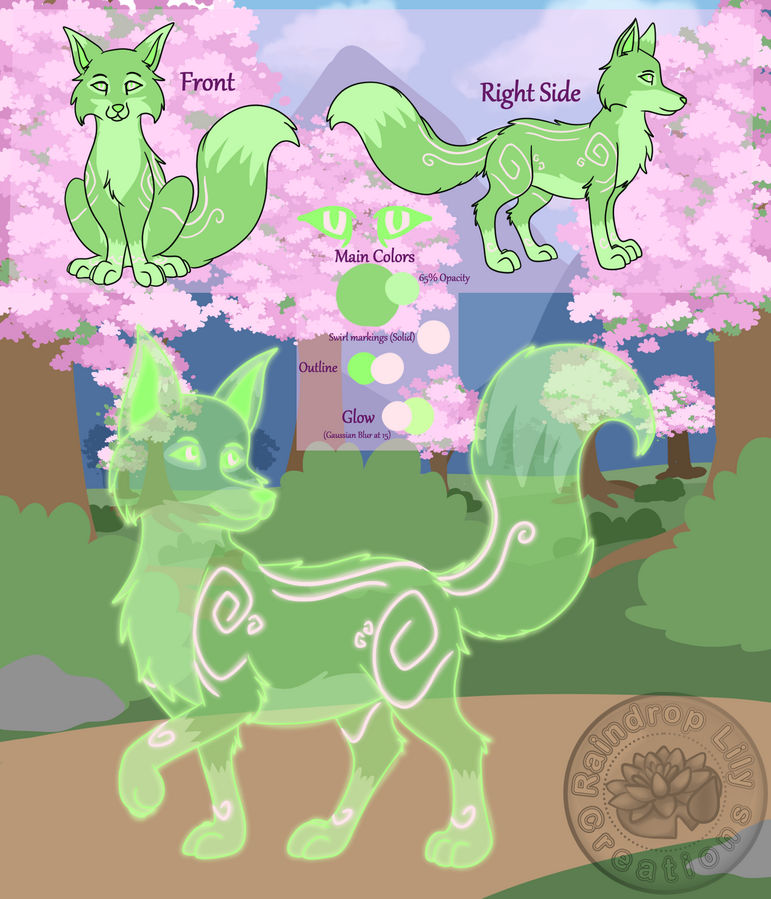 Katsune Mascot Design and Reference