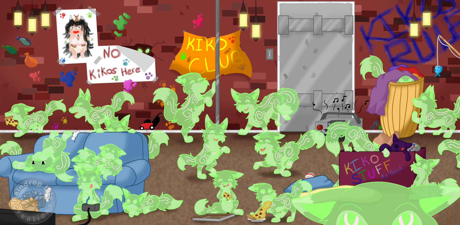 Katsune Kiko Basement Scene